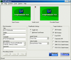 Snapshot of RealProducer